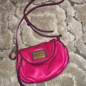 Marc Jacobs Shoulder Strap Hot Pink Purse
